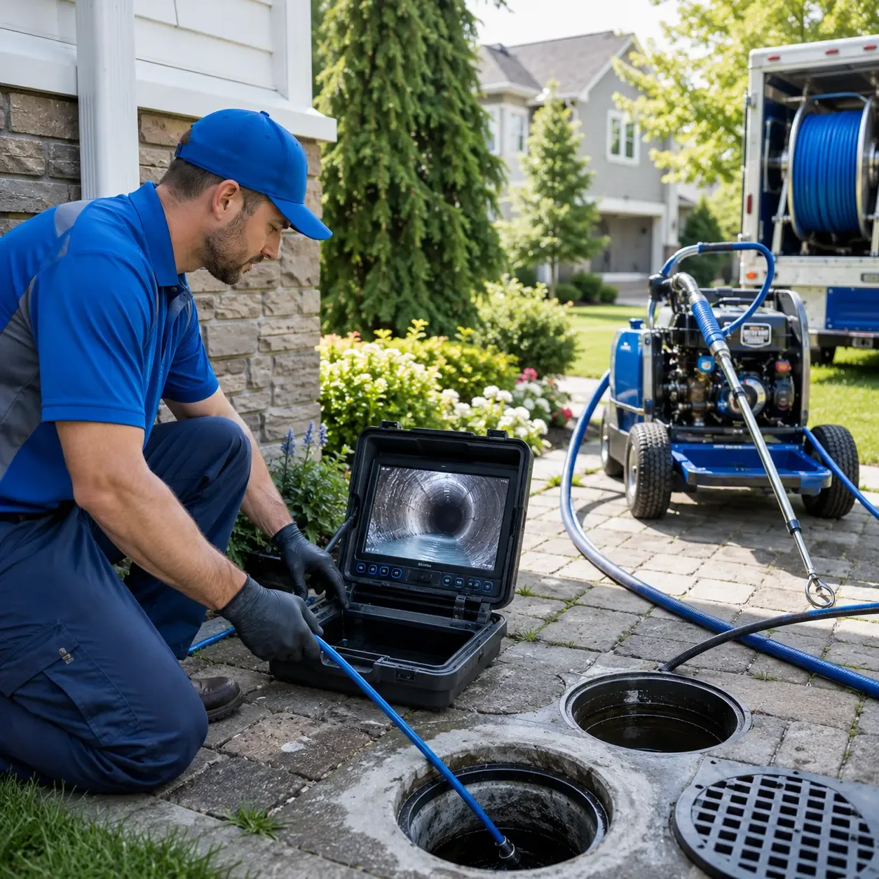 Outdoor drain cleaning professionals serving Rowland Heights, CA