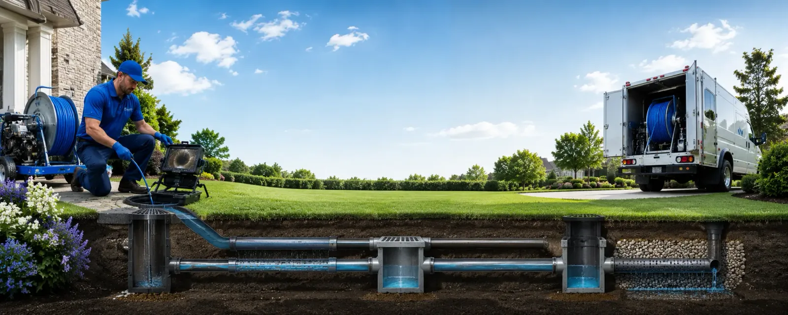 Outdoor drain cleaning information for Rowland Heights, CA